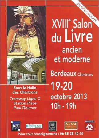 Salon du Livre des Chartrons (Bordeaux 19 et 20 octobre 2013)