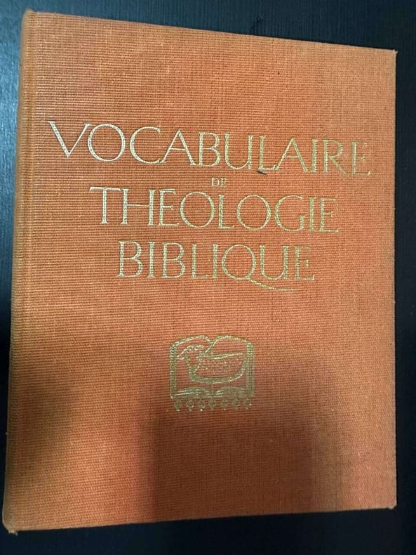 Vocabulaire de théologie biblique Livre Rare Book