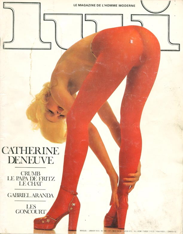 1973 Lui 1973 1973 (Janvier), Paris, in-4 broché, dans ce numéro, Catherine ...