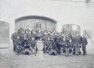 Montagny, Carabiniers 9, 1re Compagnie, 1re section. - Photographie originale.. SPALINGER, J. (photographe):