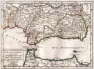 Partie Méridionale des Etats de Castille où se trouvent l’Andalousie et le Roy.me de Grenade. Par le Sr. Robert de Vaugondy fils de Mr. Robert Geog. ...