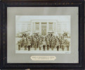 Bataillon de Sapeurs-Pompiers de Lausanne 1899 - IIIe Compagnie - 1899. Photogr. originale signée.. MESSAZ, C. (Charles - Photograph):