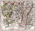 Lorraine et Alsace. Par le S. Robert Geog. ord. du Roi.. ROBERT DE VAUGONDY, Gilles (1688-1766): 