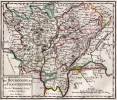 Gouvernemens generaux de Bourgogne et de Franche-Comté. Par le Sr. Robert Geog. ordin. du Roy.. ROBERT DE VAUGONDY, Gilles (1688-1766): 
