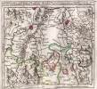 Carte des confins l’Etat de Gênes, où sont Novi, Gavi, et Ottagio. Avec les environs d’Alexandrie, Tortone et Valence.. ROBERT DE VAUGONDY, Gilles ...