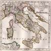 Italia. - L’Italie et ses Isles circonvoisines, Sicile, Sardaigne, Corse, etc. . ROBERT DE VAUGONDY, Gilles (1688-1766): 