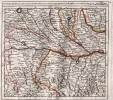 Cours du Po, où sont les environs de Pavie, Plaisance, Crémone, Picighitone, Lodi, Milan.. ROBERT DE VAUGONDY, Gilles (1688-1766): 