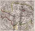 Cours du Po, où sont les environs de Parme, Guastalle, Mantoue, etc.. ROBERT DE VAUGONDY, Gilles (1688-1766): 
