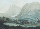 Glacier supérieur de la Vallée du Grindelwald dans le Canton de Berne.. ROSENBERG, Friedrich (1758-1833) & DESCOURTIS, Charles Melchior (1735-1820):