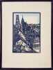 Fribourg. Gravure originale.. CATTANI, Oscar: