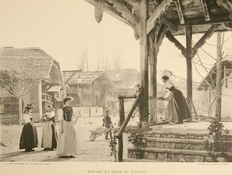 Le Village suisse à l’Exposition Nationale Suisse. Genève 1896. Texte de Jacq. Mayor, L. Genoud, D. Baud-Bovy, E. de Vevey.. BOISSONNAS, Fréd. ...