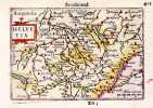 Carte de la ‘Helvetia’. Svvitserland.. BERTIUS, P.: