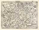 Argovia / Argou. Kantons-Karte v. Aargau.. MERCATOR, Gerhard (1512-1594):