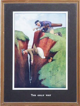 The only way. - Comical print.. CROMBIE, Charles (1885-1967):