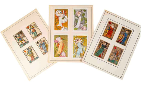 Cartes à jouer / Spielkarten. - Grande collection de plusieurs milliers de pièces surtout d’Europe, en couleur et en noir, avec env. 150 enveloppes de ...