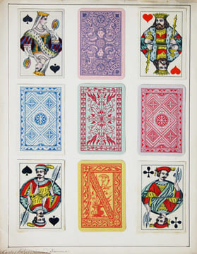 Cartes à jouer / Spielkarten. - Grande collection de plusieurs milliers de pièces surtout d’Europe, en couleur et en noir, avec env. 150 enveloppes de ...