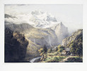 Vue de la Jungfrau. . ZOLLINGER lith.: