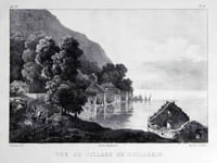 Vue du village de Meillerie.