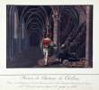 Chillon. - (Texte ms.:) Prison du Château de Chillon. Bâtie en 1238 par un duc de Savoie, où le célebre François Bonnivard, Prieur de St. Victor fut ...