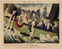 Le Paquebot. Scène prise entre Douvres et Calais sur le bateau à vapeur ‘La Furie’. ‘Musée Grotesque N° 55.’. MALEUVRE: