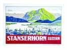 Stanserhorn Luzern . Zwitzerland Switzerland Schweiz. (Touristenprospekt).. 