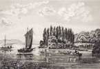 Ile St. Pierre sur le Lac de Bienne.. GRAF del & HIRSCHENHEIN, F.