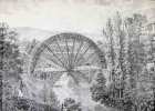 Vue du Cintre du nouveau pont d’Orbe construit en 1827.. CARRARD, H.: