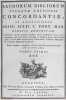 Sacrorum Bibliorum. Vulgatae Editionis. Concordantiae, ad recognitionem. Jussu sixti V. Pont. Max. Bibliis adhibitam. Editio noviffima, ampliffima, & ...
