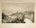 Vue générale de Fribourg.. BADER, lith. d’après DRULIN, (Antoine, 1802-1869) Peint et lith. par: