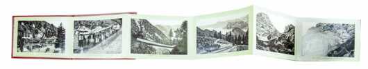 Pilatus. (Lucerne) leporello de 12 images en photolithographie. . 
