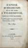 Expos&eacute; de quelques faits qui se sont pass&eacute;s &agrave; Wildenspuch dans le canton de Zurich et auxquels a donn&eacute; lieu l'exaltation de quelques fanatiques, ...