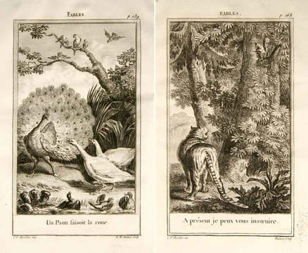 Fables de Florian, nouvelle édition revue, corrigée, et suivie de Tobie et de Ruth, poèmes tirés de l'Écriture Sainte. . FLORIAN: