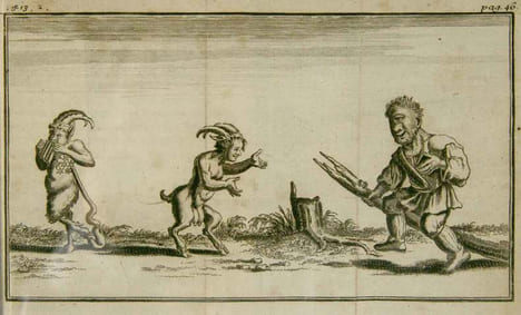 (Eloge) - L’éloge de la folie. Composé en forme de déclamation. Traduit par Mr. Gueudeville. Avec les notes de Gérard Listre et les belles figures de ...