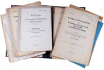 Einmalige Sammlung von 37 Separat-Abdrucken, Sonderdrucken, Vortr&auml;gen und Festschriften von Arnold Heim, Sohn von Albert Heim, beide Geologen. . HEIM, ...