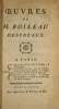 Oeuvres.. M. BOILEAU-DESPREAUX: