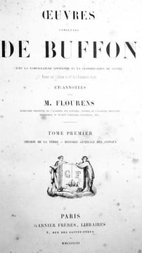 Oeuvres complètes de Buffon. Avec la nomenclature linnéenne et la classification de Cuvier. Revues sur l’édition in-4° de l’Imprimerie Royale et ...