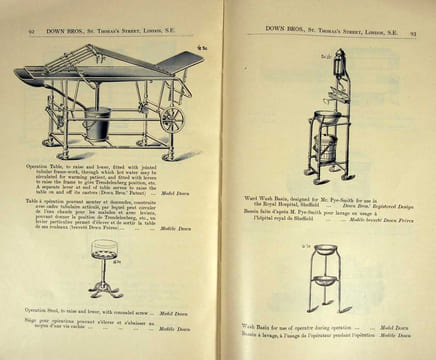 A Catalogue of Surgical Instruments and Appliances also of Aseptic Hospital Furniture and Sterilizers Shown at the Paris Exhibition 1900. (by:)  Down ...