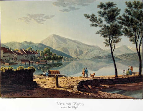 Voyage pittoresque aux lacs de Zürich, Zoug, Lowerz, Egeri et Wallenstadt. Zurich chez Orell, Fussli et compagnie MDCCCXIX. (1818). Réimpression. ...