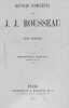 Oeuvres Complètes de J.J. Rousseau. 8 Volumes reliés en 4.. ROUSSEAU, Jean-Jacques (1712-1778):