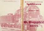 Hoppler Zürich 6 Spielwarenkataloge. 1924 -  1947 + 1 ill. Faltbl.. 