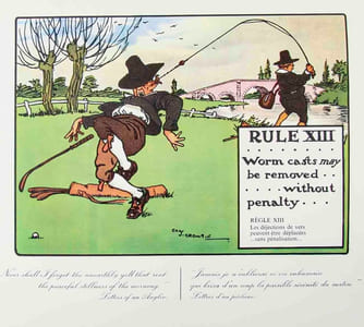 Rules of Golf - Les règles du golf. 24 color plates / planches en couleurs,