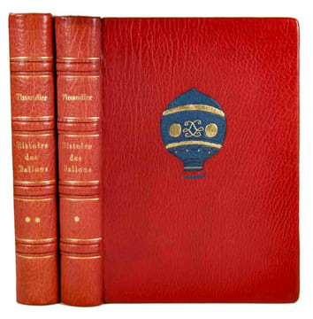 Histoire des Ballons et des Aéronautes célèbres. 1783-1800 / 1801-1890. En 2 volumes.. TISSANDIER, Gaston: