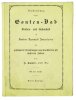 Beschreibung vom Gonten-Bad. Molken- und Badeanstalt im Kanton Appenzell Innerrhoden. Dritte Ausflage.. SAUTER, J. (prakt. Arzt):