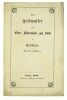 Das Heilwasser oder Obere Mineralbad zum Rössli in Seewen, Kanton Schwyz. Dritte Auflage.. SEWEN. - (Wittwe Rosa Beeler geb Schuler / Irminger, Joh. ...