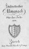 Helvetischer Almanach für das Jahr 1820. (Statistischer Versuch über den Kanton Wallis). . 