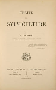 Traité de Sylviculture.