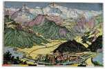 Im ewigen Schnee von Interlaken auf die Jungfrau. Ein Würfelspiel für kleine und grosse Bergsteiger mit Bildern von Hans Friedrich. „Scholz ...