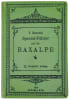 Spezial-F&uuml;hrer auf die Raxalpe. 2. verm. u. verb. Auflage.. BENESCH, Fritz