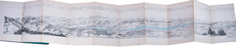 Panorama vom Bachtel im s&uuml;d&ouml;stlichen Theil des Cantons Z&uuml;rich.. SCHMID, Franz: