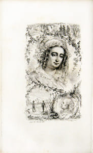 La Lisette de Béranger. Souvenirs intimes. Eau-forte par G. Staal.